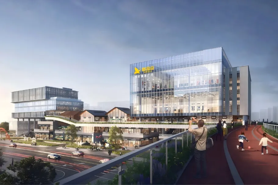 再添新地标！金年会LED屏点亮泰安荟品仓城市奥莱广场